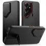 TECH-PROTECT Kevlar Aura MagSafe Funda para Samsung Galaxy S26, Negro/Naranja