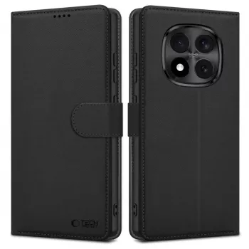 Tech-Protect Funda cartera para Xiaomi Poco M8 Pro / Redmi Note 15 Pro+ Plus 5G, Negro mate