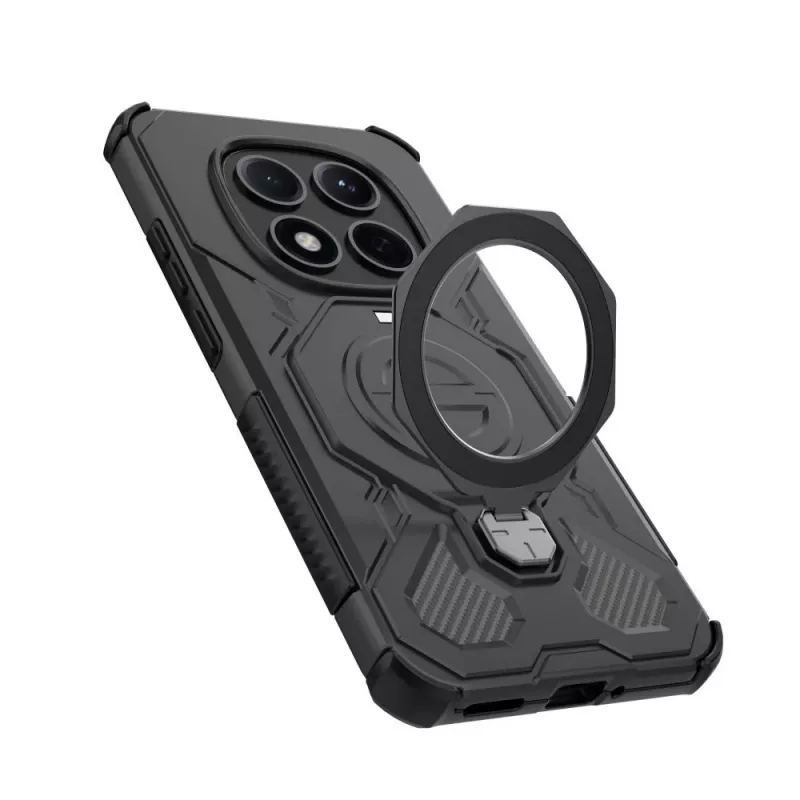 Tech-Protect Tacticstand Magsafe Funda para Xiaomi Poco M8 Pro / Redmi Note 15 Pro+ Plus 5G, Negro mate
