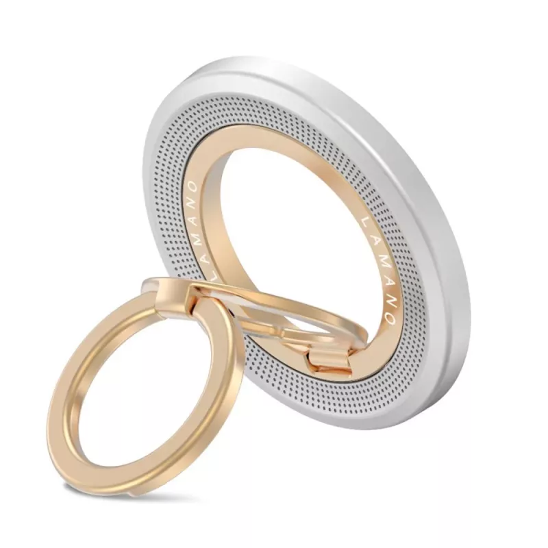 TECH-PROTECT MMR700 LAMANO Anillo magnético MagSafe para teléfono Titanio/Oro