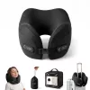 TECH-PROTECT COMFORTREST Almohada de viaje para el cuello NEGRO
