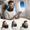TECH-PROTECT COMFORTREST Almohada de viaje para el cuello NEGRO