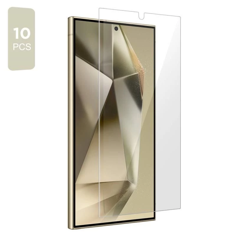 TECH-PROTECT Pack de 10 protectores de pantalla de cristal templado para Samsung Galaxy S26 Ultra Transparente