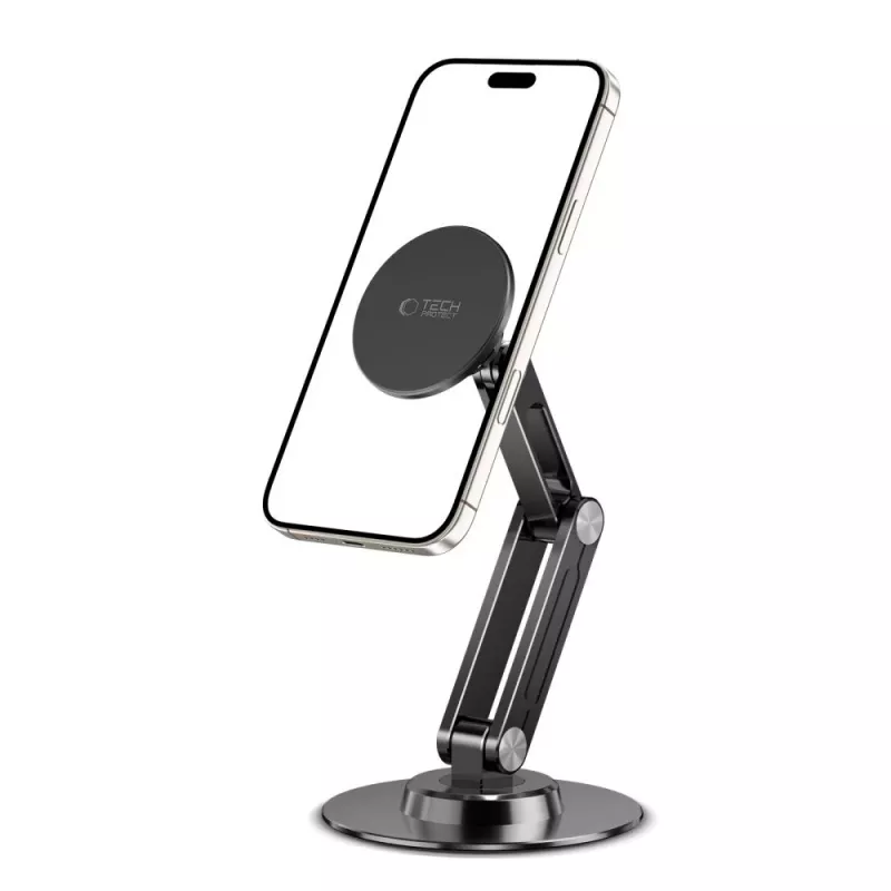 Tech-Protect DPT100 Soporte de escritorio magnético universal MagSafe para teléfono, Negro