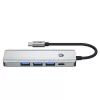 TECH-PROTECT HB01 HUB ADAPTADOR 5IN1 TYPE-C + USB3.0 + HDMI 4K 60HZ + PD100W GRIS ESPACIAL