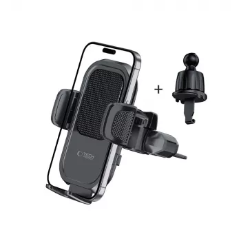 TECH-PROTECT V8 Soporte universal para CD y rejilla del coche Negro