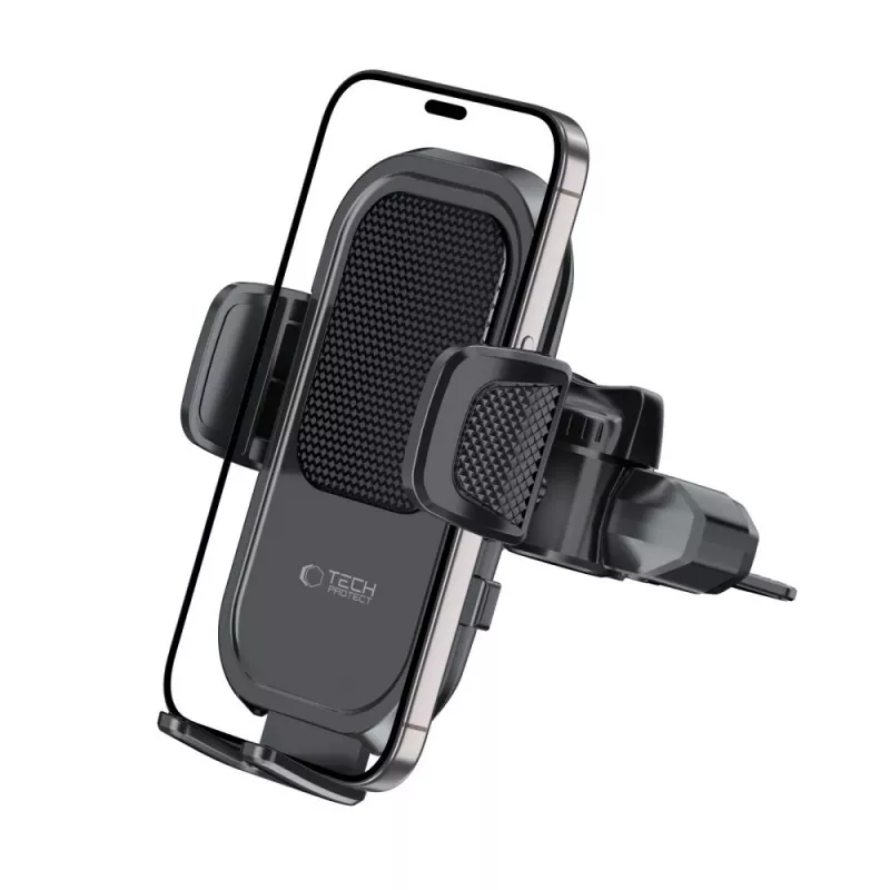 TECH-PROTECT V8 Soporte universal para CD y rejilla del coche Negro