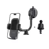 TECH-PROTECT V8 Soporte universal de brazo largo para salpicadero y parabrisas del coche Negro