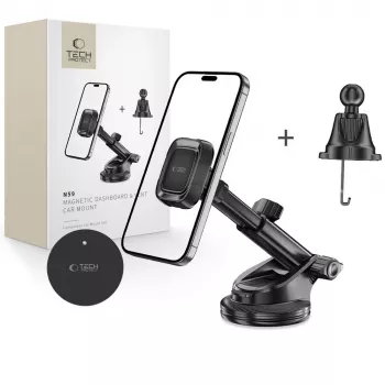 TECH-PROTECT N59 Soporte magnético para salpicadero y rejilla del coche Negro