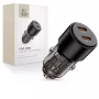 TECH-PROTECT CC03 Cargador de coche 2 puertos PD 100W Negro