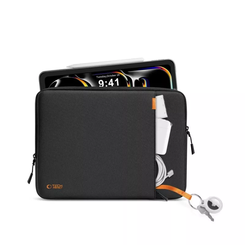 TECH-PROTECT DEFENDER Funda para portátil y tablet 11-13 pulgadas Negro
