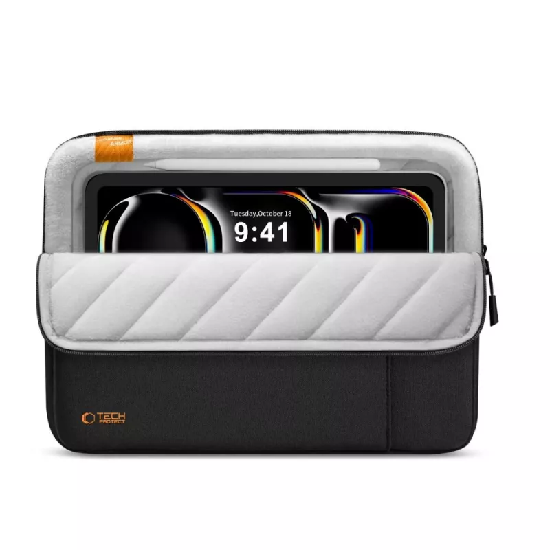 TECH-PROTECT DEFENDER Funda para portátil y tablet 11-13 pulgadas Negro