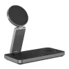 TECH-PROTECT QI15W-A47 Cargador inalámbrico magnético MagSafe 3IN1 Negro