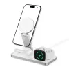TECH-PROTECT QI15W-A47 Cargador inalámbrico magnético MagSafe 3 en 1 Blanco