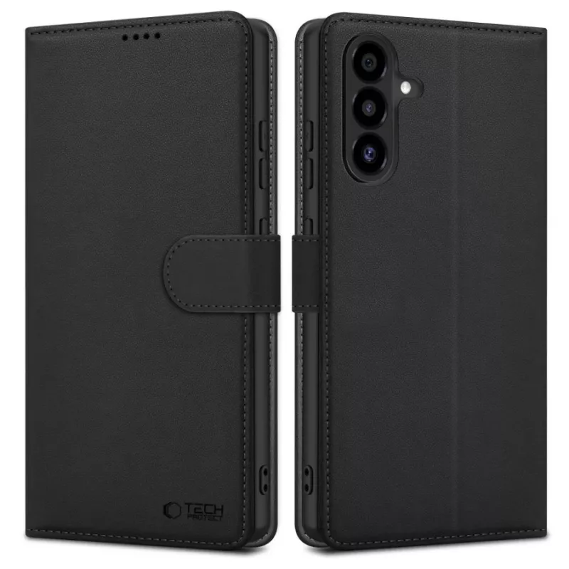 Tech-Protect Funda cartera para Samsung Galaxy A26 5G Negro