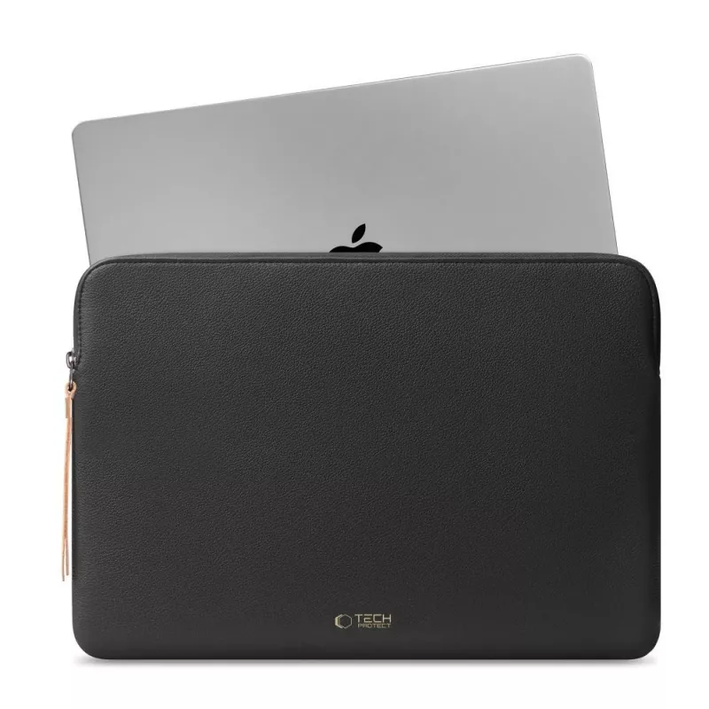 Tech-Protect Funda de forro polar para portátil 13-14 pulgadas Negro