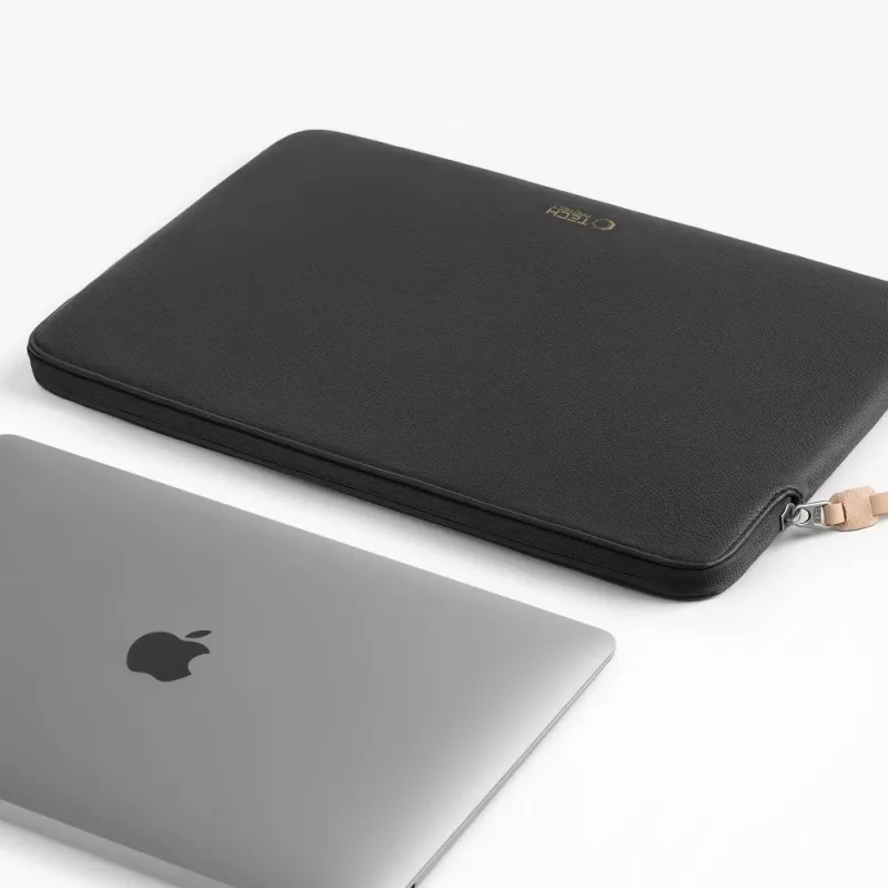 Tech-Protect Funda de forro polar para portátil 13-14 pulgadas Negro