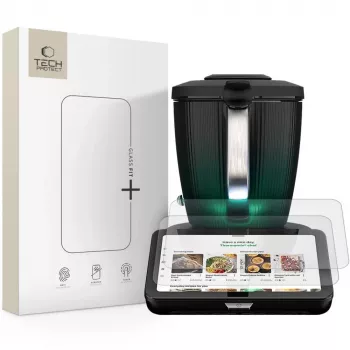 TECH-PROTECT Glass Fit+ Pack de 2 protectores de pantalla de cristal templado para Vorwerk Thermomix TM7 Clear