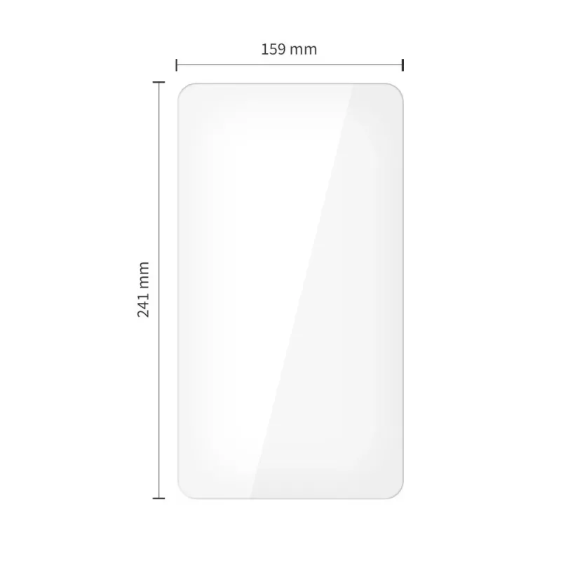 TECH-PROTECT Glass Fit+ Pack de 2 protectores de pantalla de cristal templado para Vorwerk Thermomix TM7 Clear