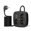 TECH-PROTECT PCS3X4 Regleta de enchufes 2 USB y 2 Type-C y 3 enchufes 200cm Negro