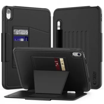 Tech-Protect SC Pen Armor Funda para iPad 10,9 pulgadas 10.ª gen (2022) / iPad 11 pulgadas 11.ª gen (2025) - Negro