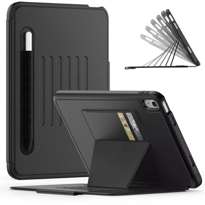 Tech-Protect SC Pen Armor Funda para iPad 10,9 pulgadas 10.ª gen (2022) / iPad 11 pulgadas 11.ª gen (2025) - Negro