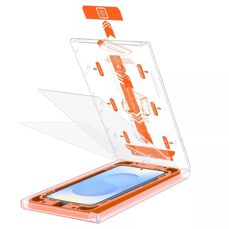 TECH-PROTECT Quick Set+ Protector de pantalla de cristal templado pack de 2 para Samsung Galaxy S24 / S25, transparente