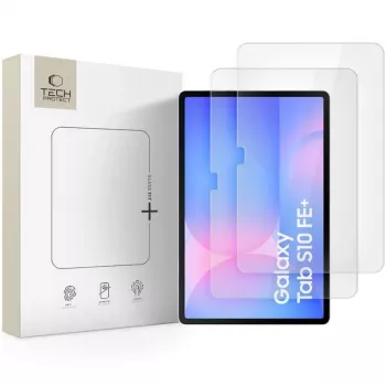 Tech-Protect Glass Fit+ Protector de pantalla de cristal templado para Samsung Galaxy Tab S10 FE+ 13.1 X620 / X626B – Transparente – Pack de 2