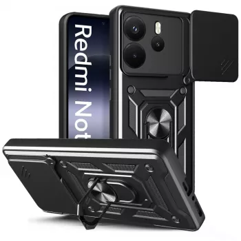 Tech-Protect Camshield Pro Funda para Xiaomi Redmi Note 14 4G, Negro mate