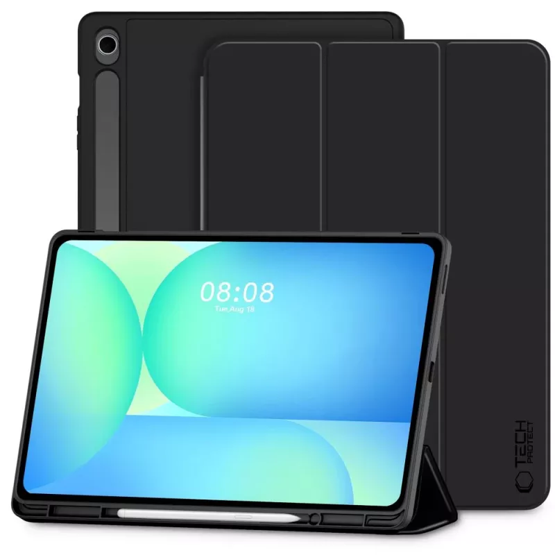 Tech-Protect SC Pen Funda para Samsung Galaxy Tab S10 FE+ 13.1 X620 / X626B, Negra