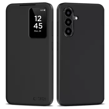 Tech-Protect Smart Wallet Funda tipo cartera para Samsung Galaxy A56 5G, Negra mate