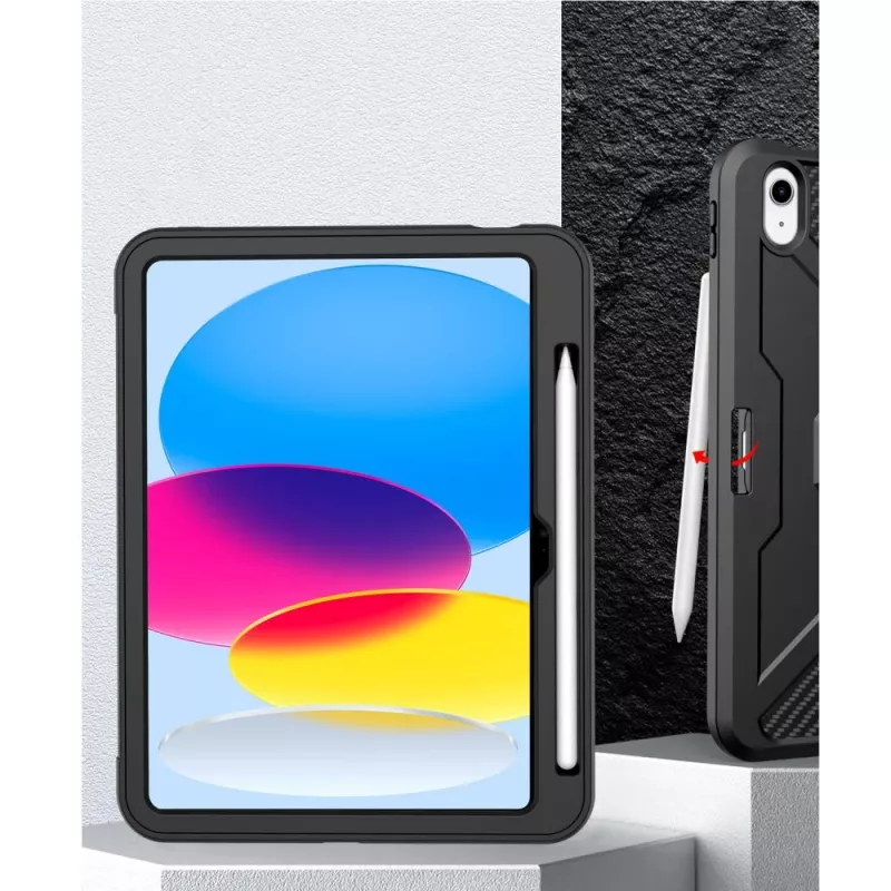 Tech-Protect Endurance Funda para iPad 10,9 pulgadas (10.ª gen, 2022) / iPad 11 pulgadas (2025) - Negro