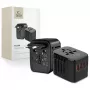TECH-PROTECT TA200 Adaptador de viaje EU / UK / US / AU Negro