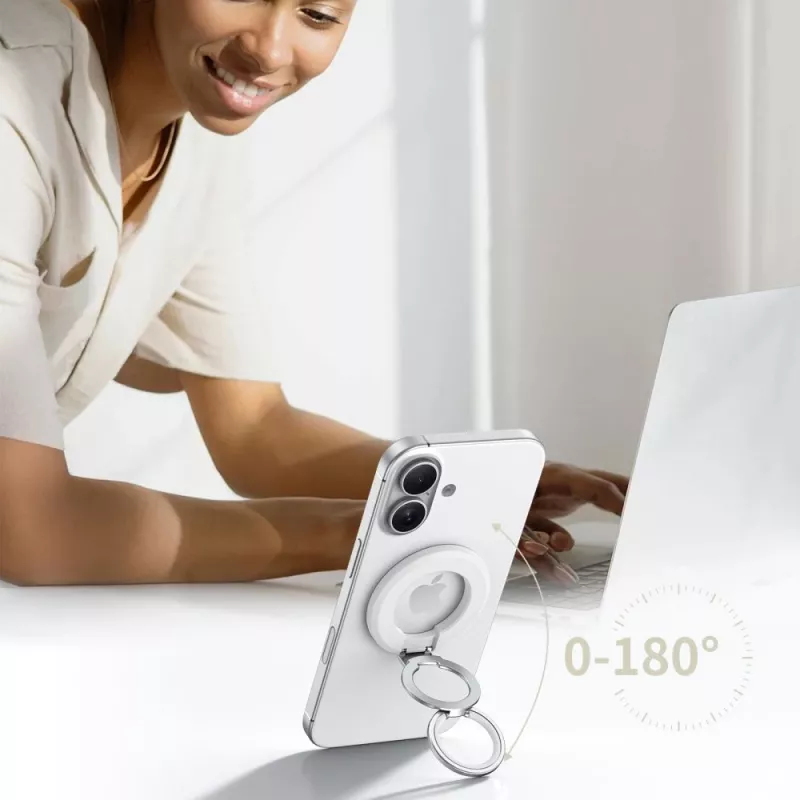 TECH-PROTECT MMR500 Anillo magnético MagSafe para teléfono blanco