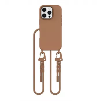 Tech-Protect Magnecklage Funda MagSafe para iPhone 16 Pro Max marrón