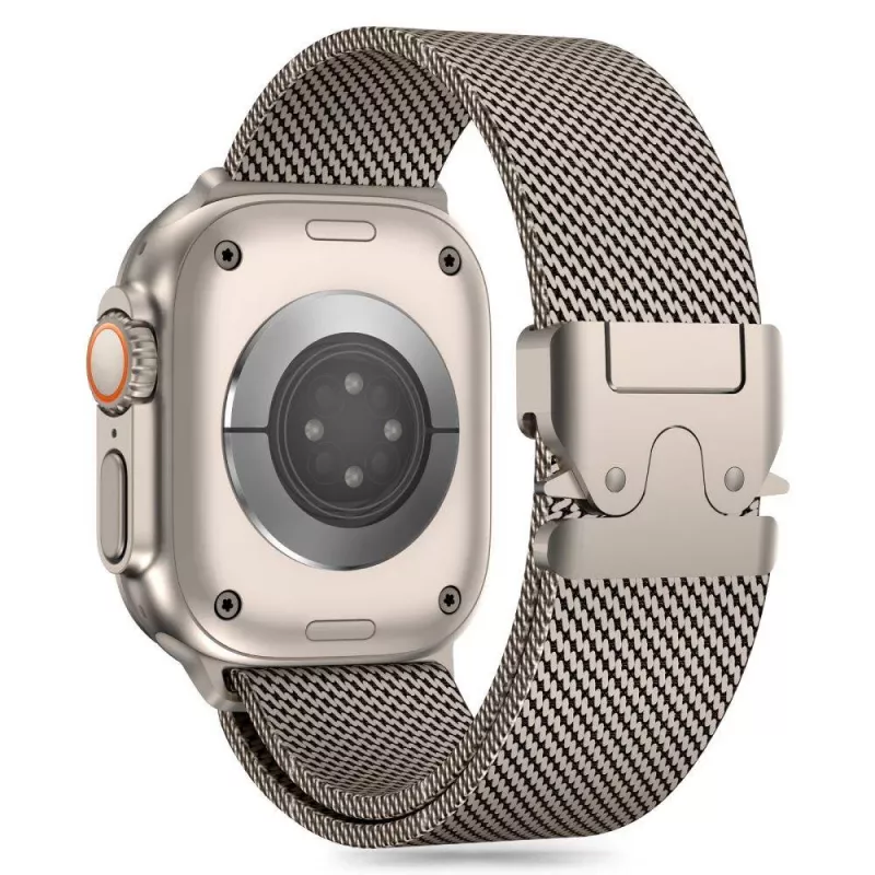 TECH-PROTECT Milano Correa de eslabones de titanio para Apple Watch 8 / 9 / 10 / 11 / SE / Ultra (44 / 45 / 46 / 49 mm)