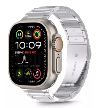 TECH-PROTECT STAINLESS CLASSIC APPLE WATCH 8 / 9 / 10 / 11 / SE / ULTRA (44 / 45 / 46 / 49 MM) PLATA