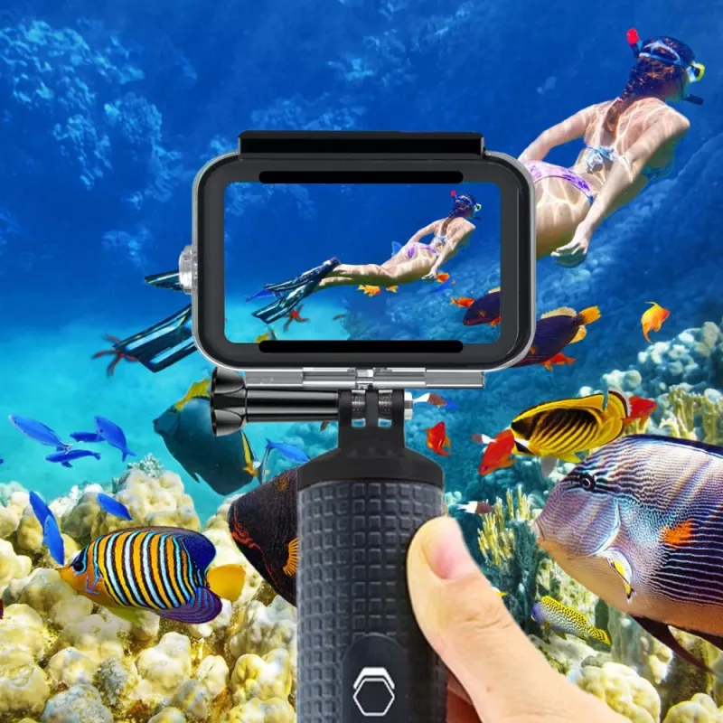 TECH-PROTECT GA200 Funda impermeable para GoPro Hero 9 / 10 / 11 / 12 / 13 - transparente