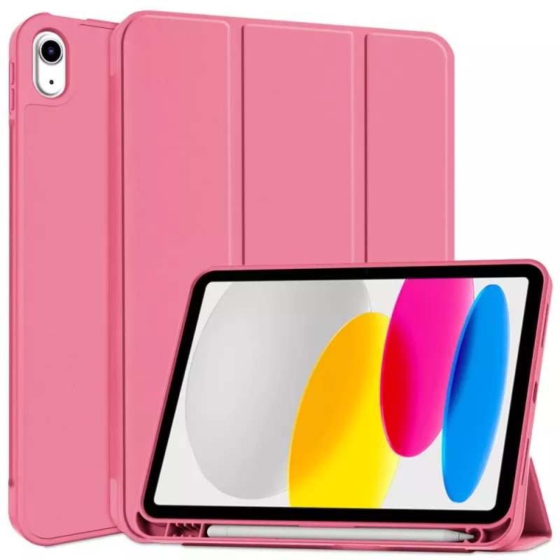 Tech-Protect SC Pen Funda para iPad 10.9 (10th Gen, 2022) / iPad 11 (2025), Magenta