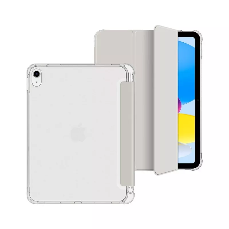 Tech-Protect SC Pen Hybrid Funda híbrida para iPad 10.9 (10th Gen, 2022) / iPad 11 (2025), Plata