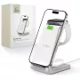 TECH-PROTECT QI15W-A36 Cargador inalámbrico 3 en 1 para Apple blanco