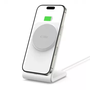 TECH-PROTECT QI15W-A38 Cargador inalámbrico magnético MagSafe blanco
