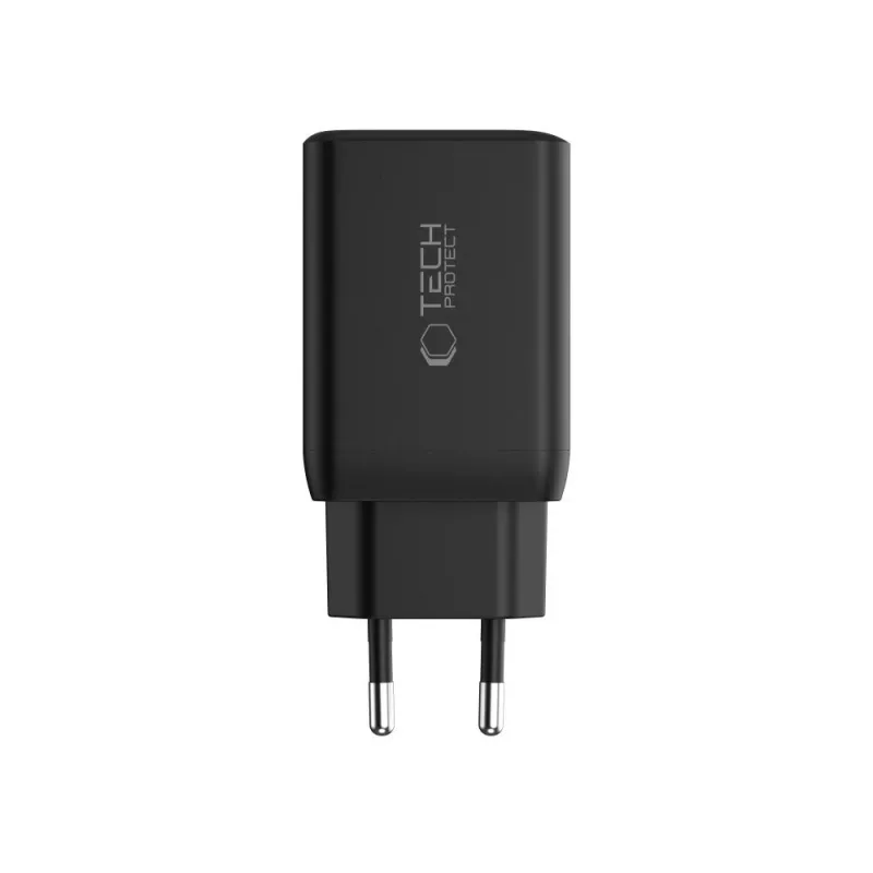 TECH-PROTECT NC45W-GAN Cargador de red de 2 puertos PD 45W negro