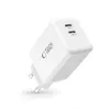TECH-PROTECT NC45W-GAN Cargador de red de 2 puertos PD 45W blanco