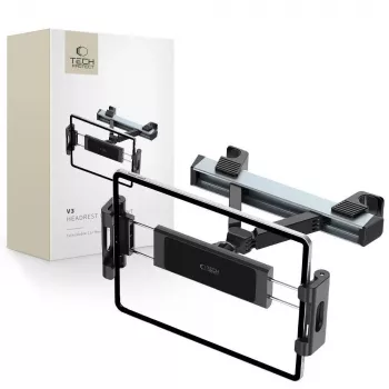 TECH-PROTECT V3 Soporte para reposacabezas para tablets negro