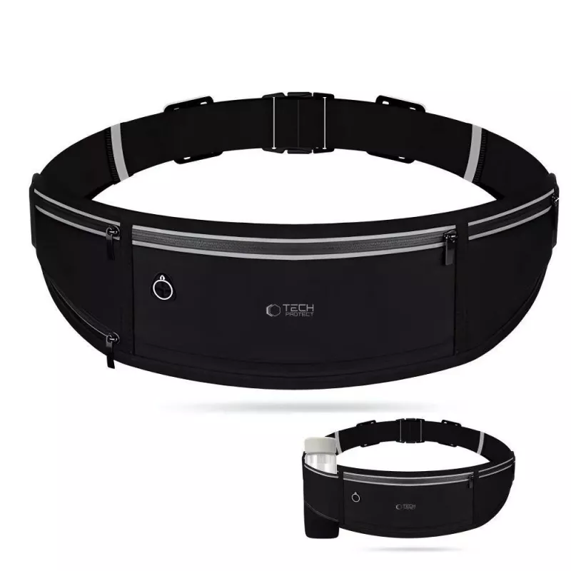 TECH-PROTECT M3 Riñonera deportiva universal negra