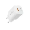 TECH-PROTECT NCM33 Cargador de red de 2 puertos PD 33W / QC3.0 blanco