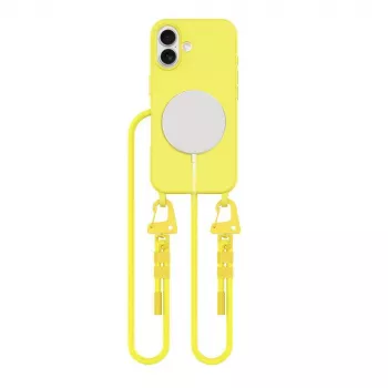 Tech-Protect Magnecklace MagSafe iPhone 16 Amarillo
