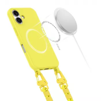 Tech-Protect Magnecklace MagSafe iPhone 16 Amarillo