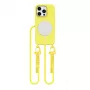 Tech-Protect Magnecklace Funda MagSafe para Apple iPhone 16 Pro Amarillo